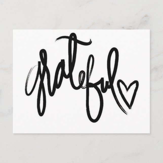 Grateful Postcard (Front)