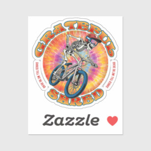 GRATEFUL SHRED ... "shred till we're dead" biking