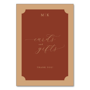 Grateful Terracotta Minimalist Cards and Gifts Sig