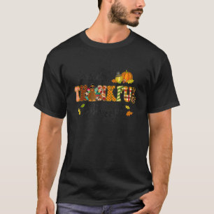 Grateful Thankful Blessed Gobble Turkey Thanksgivi T-Shirt