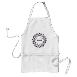 Grateful Thankful Blessed Inspirational Standard Apron