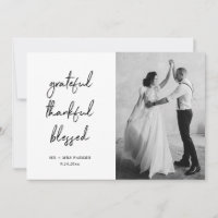 Grateful Thankful Blessed | Script and Photo