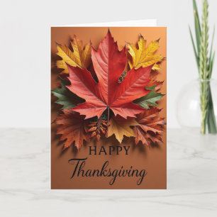 Grateful Thanksgiving Message Card