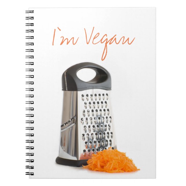 Grater and grated carrot notebook (Front)