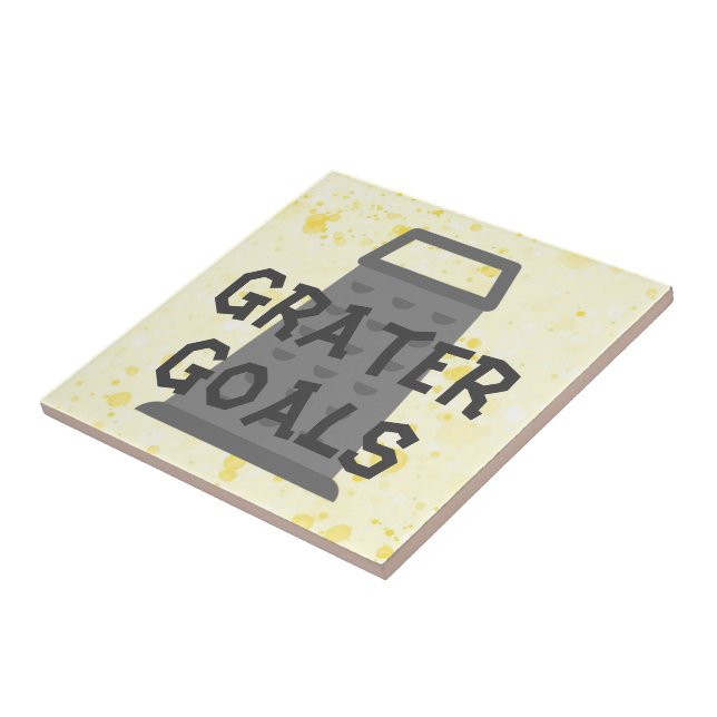 Grater Goals Ceramic Tile (Side)