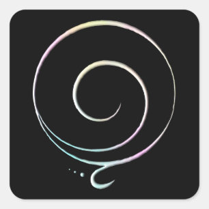 Gratitude 2 square sticker