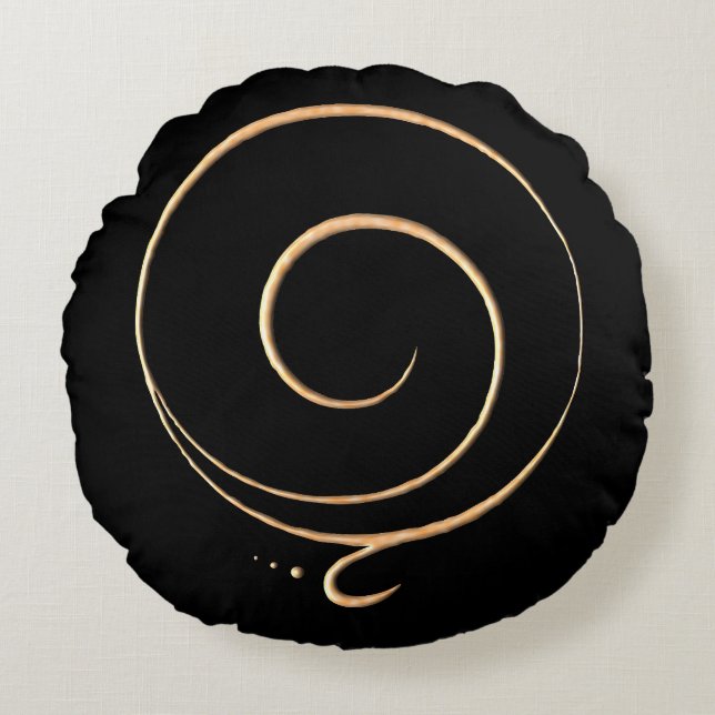 Gratitude 4 round cushion (Front)