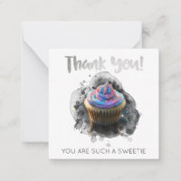 *~  Gratitude AP62 THANK YOU Mini Note Card