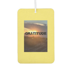 Gratitude Car Air Freshener