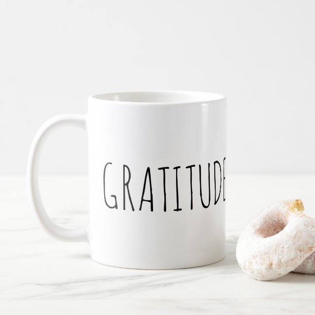 GRATITUDE COFFEE MUG (With Donut)