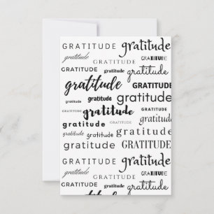 Gratitude Collage Thank You Card for Any Occasion