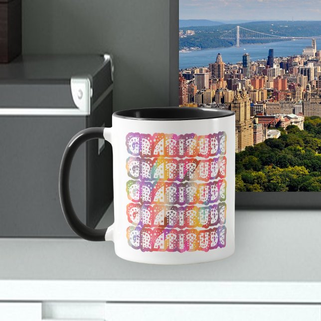 Gratitude Colourful Mug (Creator Uploaded)