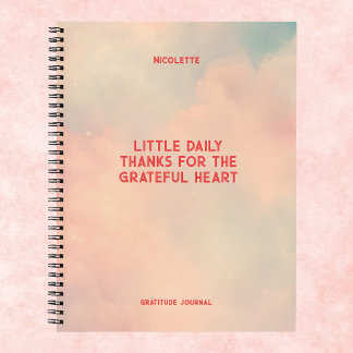 Gratitude Custom Manifestation  Notebook