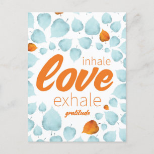 Gratitude Encouragement Success Life Tips QuoteArt Postcard