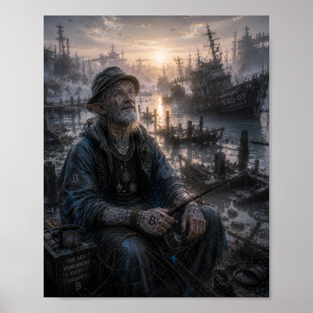 Gratitude / Fisherman / A Quiet Harbour Poster (Front)