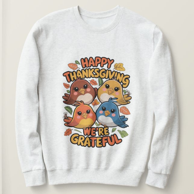 Gratitude Flies Sweatshirt (Design Front)