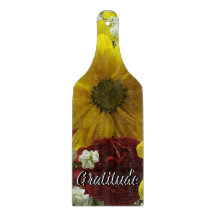 Gratitude Floral Yellow Daisy Red Carnation