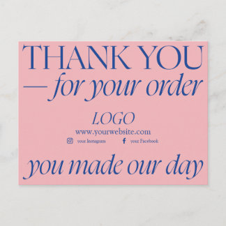 Gratitude in Business: A Sincere Thank You Postcard