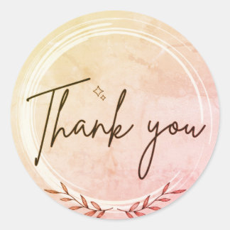 "Gratitude in Print: Thank You Sticker Collection
