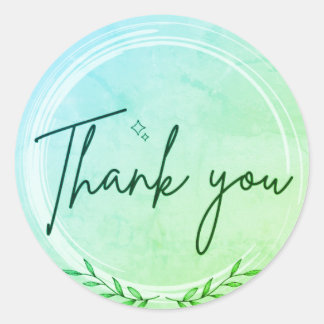 "Gratitude in Print: Thank You Sticker Collection