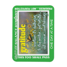 gratitude inspirational magnet