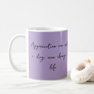 Gratitude Inspirational Quote Mug