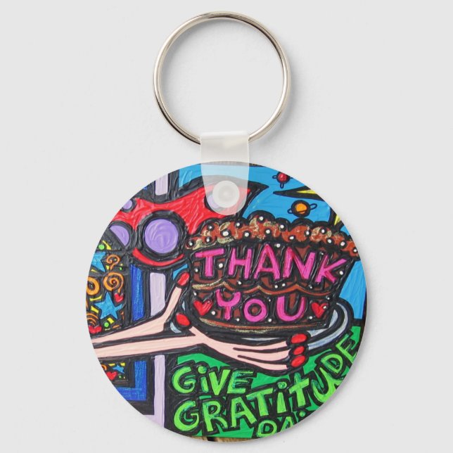 gratitude keychain (Front)