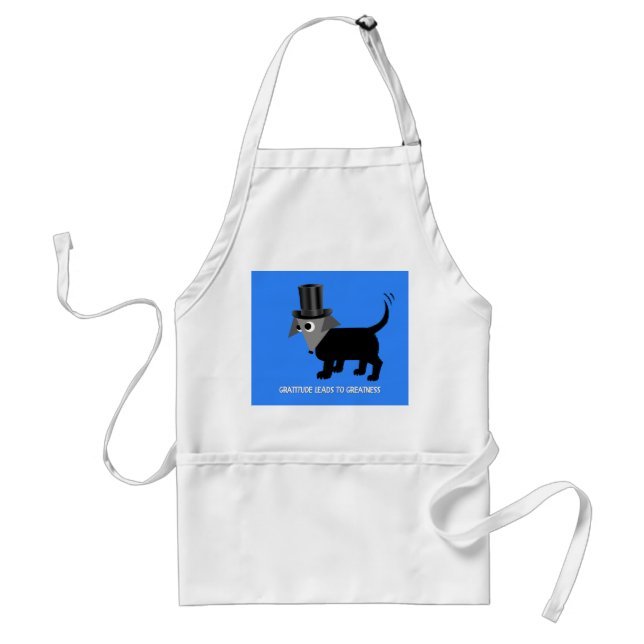 Gratitude Leads to Greatness, Rego Berto apron (Front)