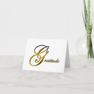 Gratitude Note Card