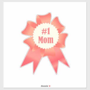 Gratitude Number One Mum winner award ribbon