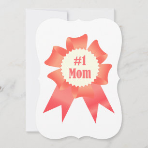 Gratitude Number One Mum winner award ribbon