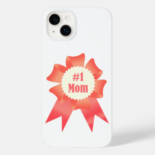 Gratitude Number One Mum winner award ribbon Case-Mate iPhone 14 Plus Case