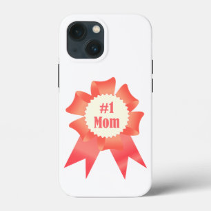 Gratitude Number One Mum winner award ribbon iPhone 13 Mini Case