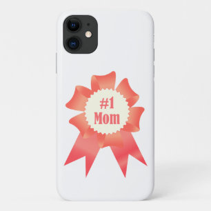 Gratitude Number One Mum winner award ribbon Case-Mate iPhone Case