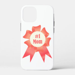 Gratitude Number One Mum winner award ribbon iPhone 12 Mini Case