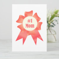 Gratitude Number One Mum winner award ribbon
