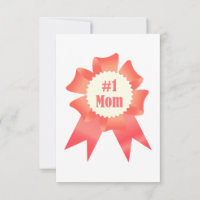 Gratitude Number One Mum winner award ribbon