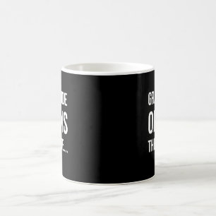 Gratitude Opens The Gate inspirational quote Coffee Mug