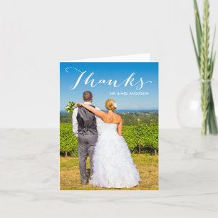 Gratitude   Photo Wedding Thank You Note