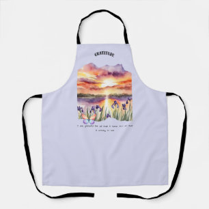Gratitude Positive Affirmation Apron