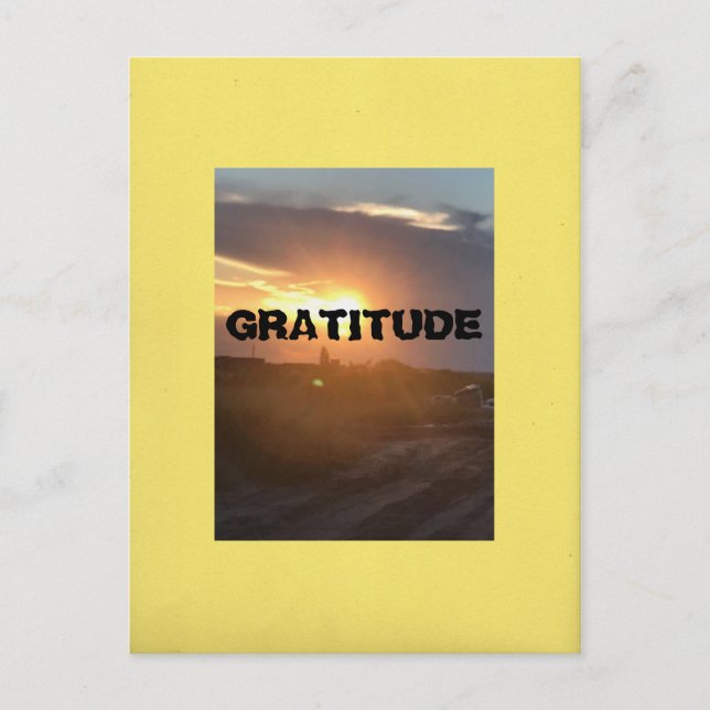 Gratitude Postcard (Front)