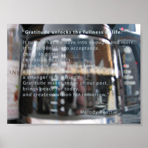 Gratitude, Poster