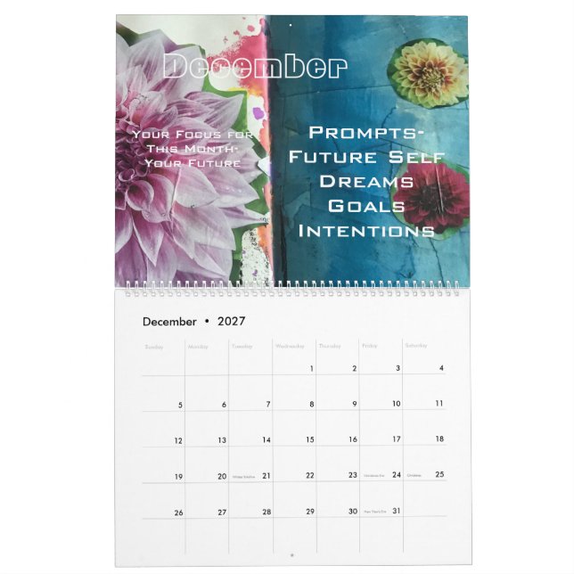 Gratitude Prompt Calendar 2024 (Dec 2027)