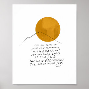 Gratitude Quote - Inspirational Home Office Decor