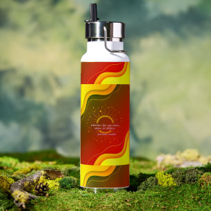 Gratitude Remains™: Carry Love Daily Day & Night Water Bottle