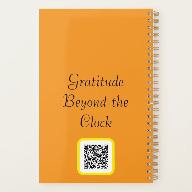 Gratitude Remains: Grace in Every Time Zone | Dail Planner (Back)