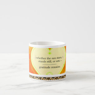 Gratitude Remains™: Intentional Love Coffee   Espresso Cup