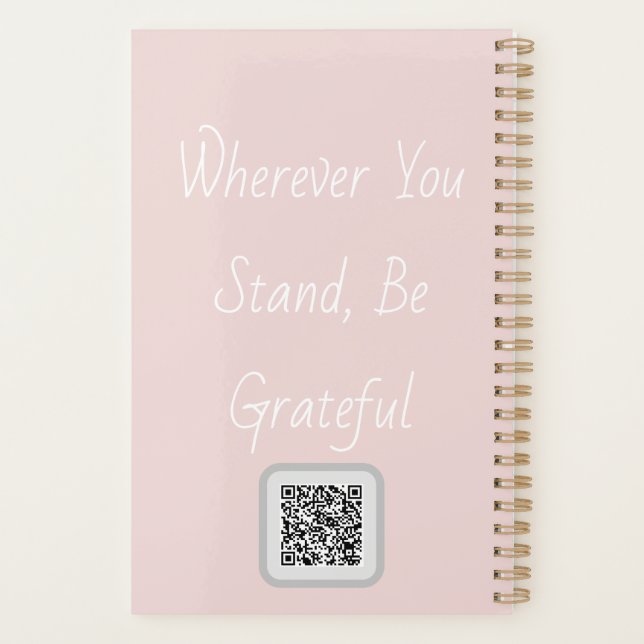 Gratitude Remains: Stillness Holds Gratitude | Dai Planner (Back)