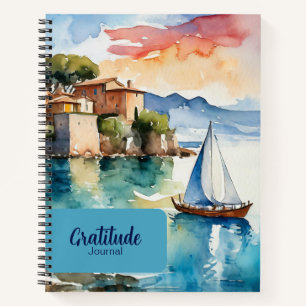 Gratitude Seaside Serenity Notebook
