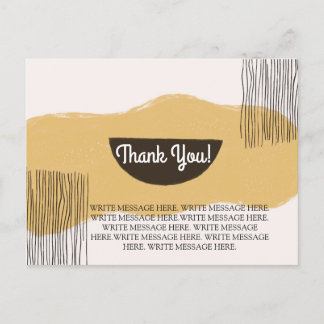 Gratitude Simple Thank you card Custom Message.